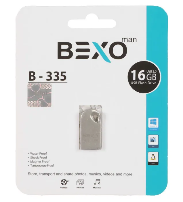 فلش 16 گیگ BEXO B-335 گارانتی مادام العمر آواتک
