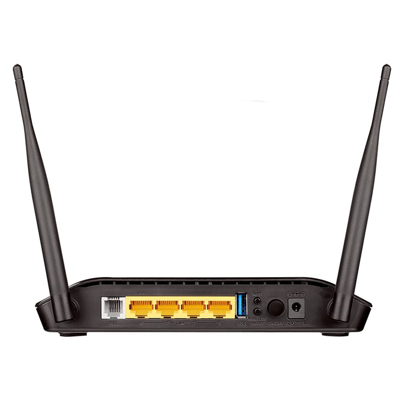 تصویر مودم روتر ADSL2 Plus بی‌سیم N300 دی-لینک مدل DSL-2750U