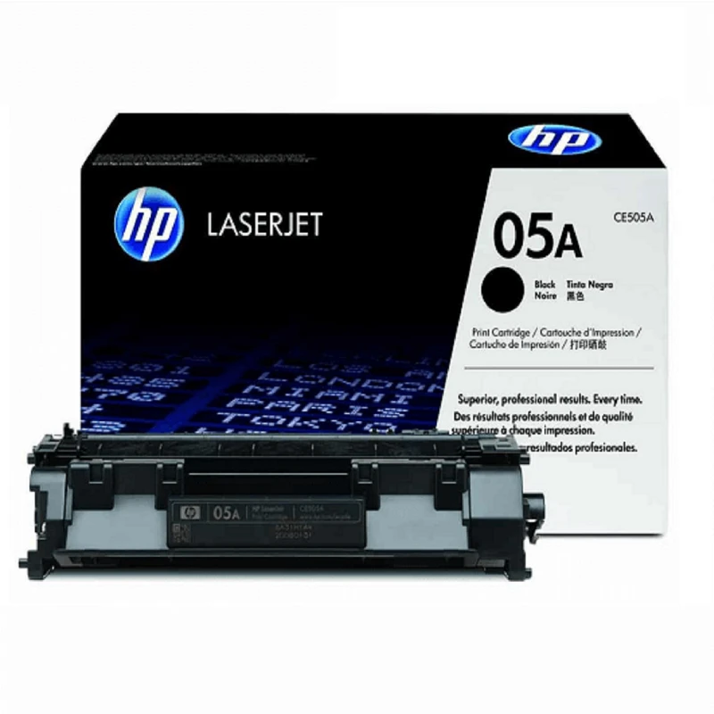 تصویر کارتریج تونر مشکی HP 05A با کد فنی CE505A