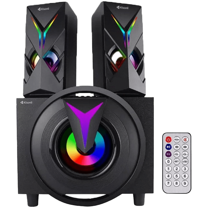 تصویر اسپیکر سه تیکه Kisonli مدل TM-1000U