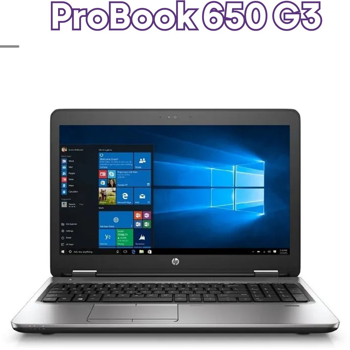 تصویر پردازندهلپ تاپ استوک 15 اینچی اچ پی مدل ProBook 650 G3