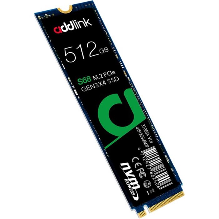 حافظه SSD ادلینگ مدل Addlink S68 GEN3X4 NVMe 512GB