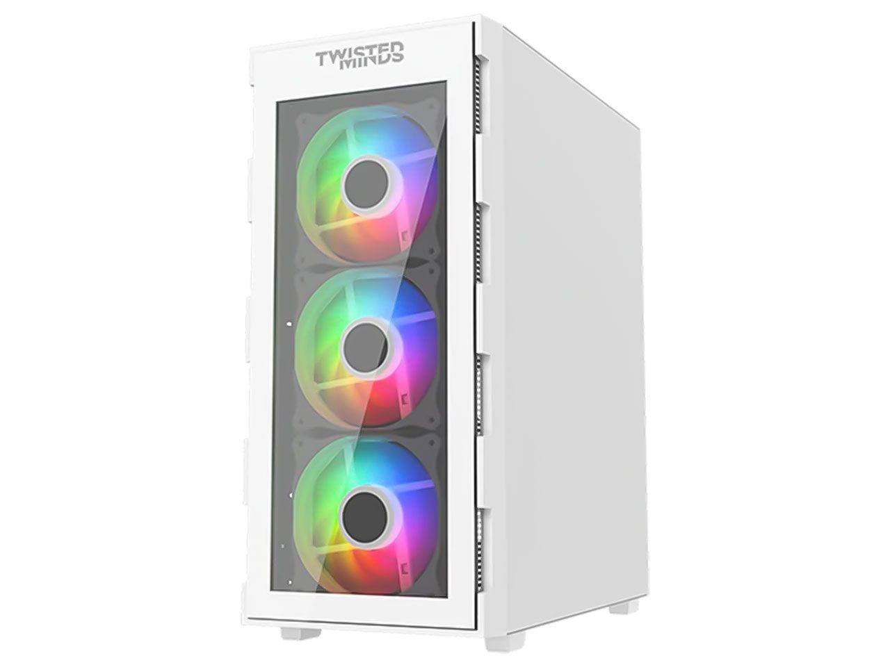 تصویر اصلی کیس کامپیوتر تویستد مایندز مدل Twisted Minds Titan Glass سفید