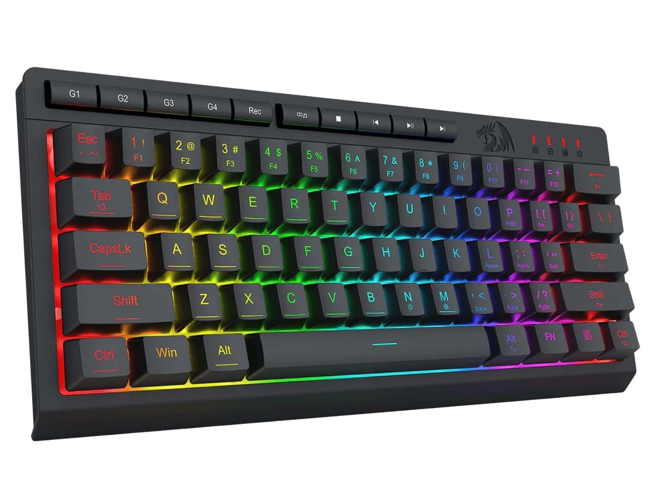 تصویر کیبورد گیمینگ ردراگون مدل SHIVA K522 RGB