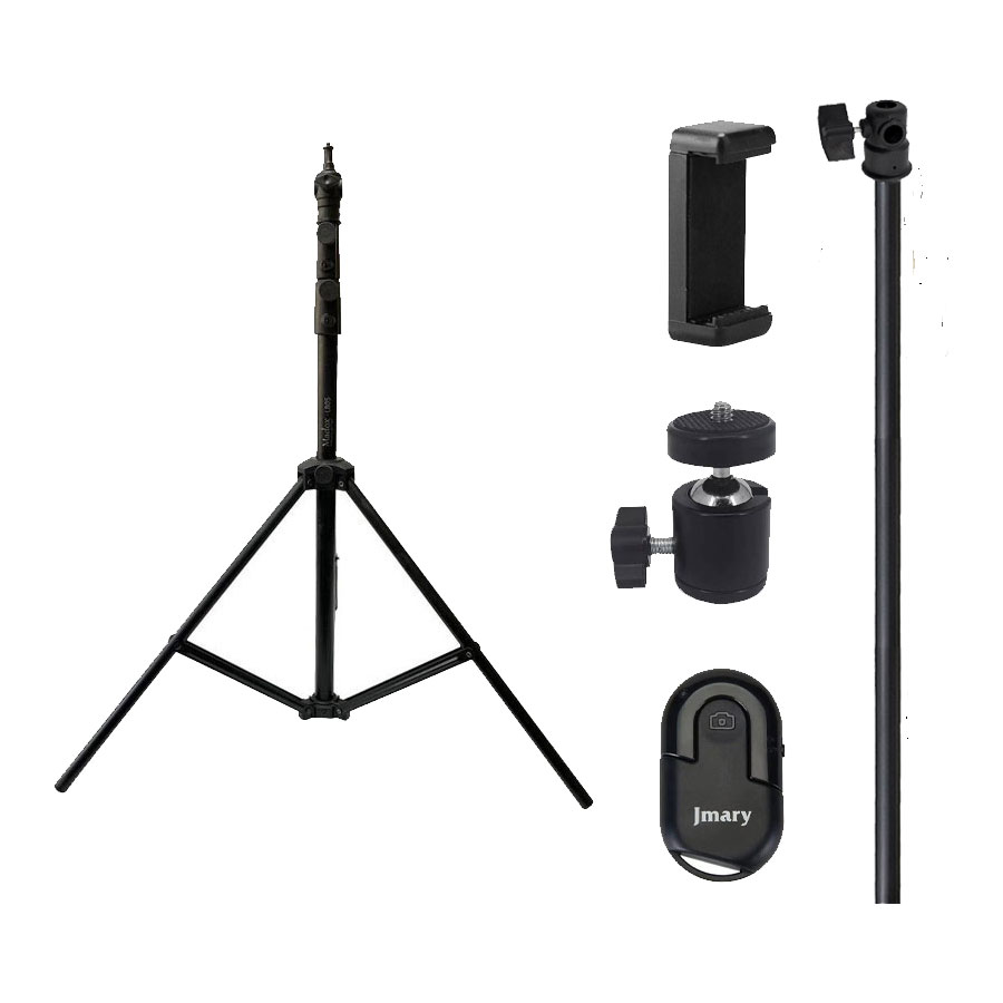  سه پایه موبایل 805 پاناسون Mobile Tripod + بال هد + ریموت جیماری+میله T و گیره نگهدارنده