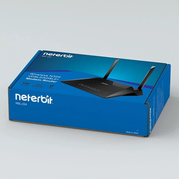  مودم روتر VDSL2/ADSL2+ نتربیت مدل NeterBit NSL-224
