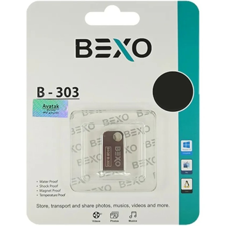 تصویر فلش 16 گیگ BEXO B-335 گارانتی مادام العمر آواتک