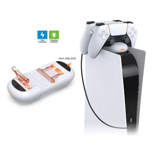 تصویر پایه شارژر دسته بازی PS5 دابی TP5-2508S