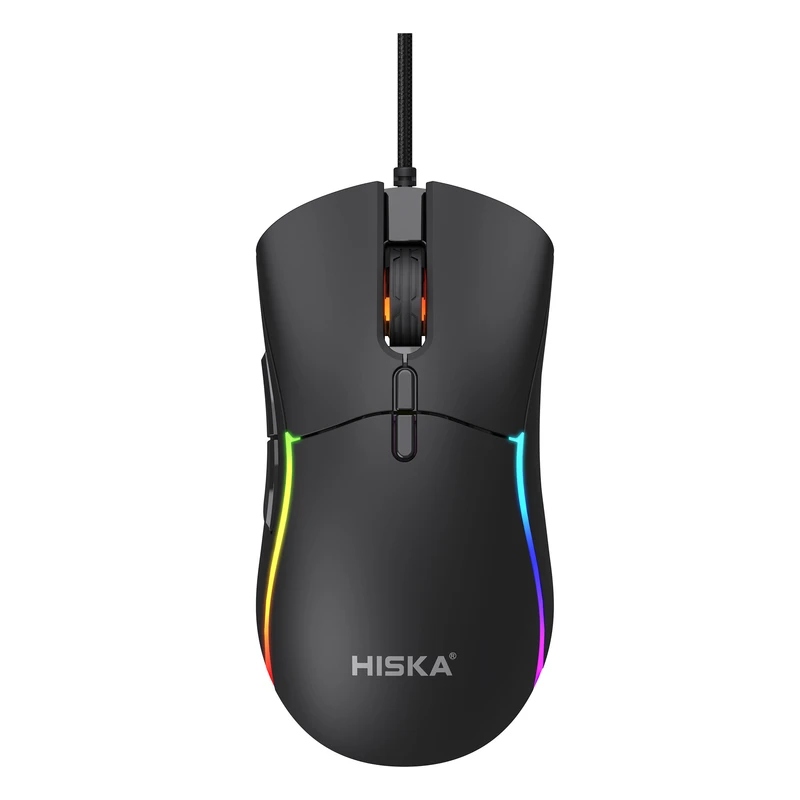 تصویر ماوس گیمینگ سیم دار هیسکا (HISKA) مدل HX-MOG340
